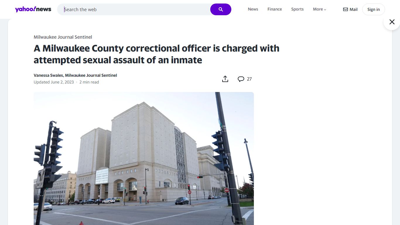 A Milwaukee County correctional officer is charged with attempted ...